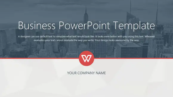 WPS Business PowerPoint Template