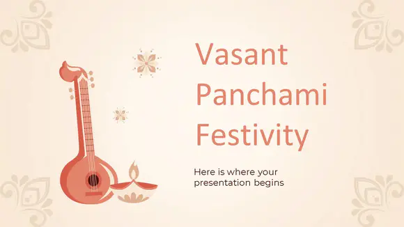 vasant panchami庆祝活动介绍PPT模板