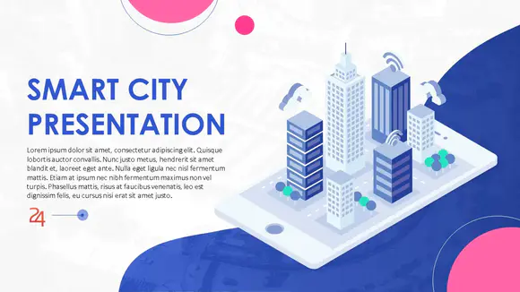 智能城市powerpoint模板